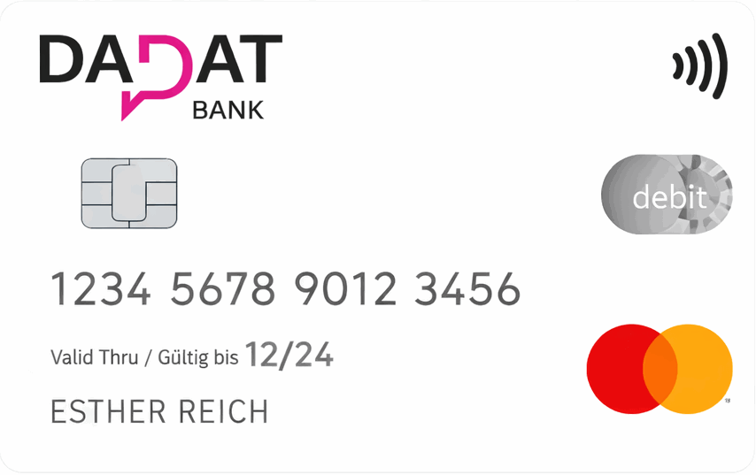 DADAT Debit Mastercard
